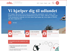 Tablet Screenshot of edu-danmark.dk